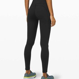 Lululemon Fast and Free High-Rise Tight Black 28"